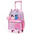 Mochila de Rodinha Coelho Pack Me Cute Brilhosa c/ Orelha RS - Imagem 2