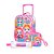 Mochila Rodinha + Lancheira + Estojo Girls Surprise RS Hello - Imagem 1