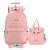 Mochila de Rodinhas + Lancheira Térmica Coração Barbie Rosa - Imagem 1