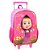 Mochila de Rodinhas + Lancheira Térmica Masha e Urso Pink - Imagem 2