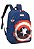 Mochila de Costa Capitão América Escudo Azul Escuro - Luxcel - Imagem 2