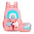 Mochila de Costas + Estojo Box Nuvem Rosa Up4You - Imagem 1