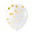 Balão Látex c/ Confete Estrela Dourada 12'' 30cm 6Un - Imagem 2