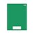 Caderno Brochura Verde 80 Folhas Grande - Tilibra - Imagem 1