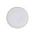 Prato de Sobremesa Branco com Fio Rose 19cm 6Un - Imagem 1