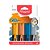 Canetas Marca Texto Metal com Glitters 4Un - Maped - Imagem 1