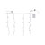 Pisca Pisca Cortina 100 Leds - BRANCO - Fio Transparente - Imagem 2