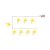 Pisca Prendedor LED Super Brilhante Branco Quente - 10 Leds - Imagem 3