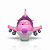 Brinquedo Avião Bate e Volta C/ Luz e Sons Rosa - Zoop Toys - Imagem 2