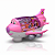 Brinquedo Avião Bate e Volta C/ Luz e Sons Rosa - Zoop Toys - Imagem 1