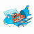 Brinquedo Avião C/ Acessórios Sons e Luz Zoop Toys - Imagem 2