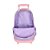 KIT Mochila de Rodinhas + Lancheira + Estojo Rosa - UP4YOU - Imagem 8