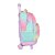 KIT Mochila de Rodinhas + Lancheira + Estojo Roxo - UP4YOU - Imagem 9