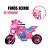 Moto Elétrica Max Turbo Infantil 6v c/ Sons e Luzes - Rosa - Imagem 7