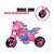Moto Elétrica Max Turbo Infantil 6v c/ Sons e Luzes - Rosa - Imagem 9