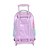 KIT Mochila de Rodinhas + Lancheira Roxo - UP4YOU - Imagem 3
