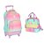 KIT Mochila de Rodinhas + Lancheira Roxo - UP4YOU - Imagem 1