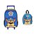 Kit Mochila Rodinhas + Lancheira Chase  - Luxcel - Imagem 1