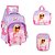 Kit Mochila de Rodinhas + Lancheira + Estojo Box - Barbie - Imagem 1
