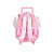 Mochila de Rodinhas Lanç. Unicórnio c/ Asa Rosa - Luxcel - Imagem 4