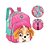 Mochila de Costas 3D Patrulha Canina Skye Rosa  - Luxcel - Imagem 2