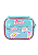 Estojo Escolar Box GRANDE Barbie Azul Star - Imagem 1