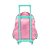 KIT Mochila de Rodinhas + Lancheira Stitch Rosa - Luxcel - Imagem 6