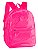 Mochila Transparente Neon Rosa Clio Escolar - Imagem 2