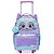 Mochila de Rodinhas e Estojo Escolar PackMe Cat Brilhosa - Imagem 2