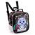 Mochila de Rodinha + Lancheira + Estojo Gato c/ Paête Preto - Imagem 3