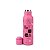 GARRAFA TÉRMICA SQUEEZE INOX ROSA C/ ALÇA LULUCA 500ML - Imagem 1