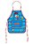 AVENTAL INFANTIL GALINHA PINTADINHA AZUL 48X38,5cm - Imagem 1