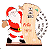 CALENDÁRIO DE MADEIRA NOEL 18x19cm - ZEIN - Imagem 1