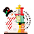 CALENDÁRIO DE MADEIRA BONECO NEVE 18x19cm - ZEIN - Imagem 1