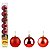 BOLAS DE NATAL LISA 8cm 5 PEÇAS - ZEIN - Imagem 2