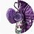 Mochila Costas Roxa C/ Enfeites Charm RB - Rebecca Bonbon - Imagem 2