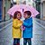Guarda Chuva Rosa Feminino Infantil com Apito - Semax Kids - Imagem 5