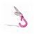 Guarda Chuva Rosa Feminino Infantil com Apito - Semax Kids - Imagem 2