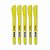 KIT 5 MARCA-TEXTOS AMARELO CHANFRADO - JOCAR OFFICE - Imagem 1