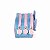 KIT MOCHILA COSTAS + ESTOJO 3 DIVISÕES AZUL STITCH - LUXCEL - Imagem 4