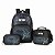 KIT PRETO BATMAN MOCHILA C.+ESTOJO BOX+ LANCHEIRA - LUXCEL - Imagem 1