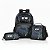 KIT PRETO BATMAN MOCHILA C.+ESTOJO 3 DIV.+ LANCHEIRA - Imagem 1
