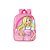MOCHILA ESCOLAR DE COSTAS BARBIE ROSA - LUXCEL - Imagem 1