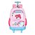 MOCHILA CARRINHO AMIGOS HELLO KITTY ROSA - LUXCEL - Imagem 1