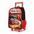 KIT ESCOLAR MOCHILA CARRINHO + LANCHEIRA HOT WHEELS VERMELHO - Imagem 3