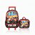 KIT ESCOLAR MOCHILA CARRINHO + LANCHEIRA HOT WHEELS PRETA - Imagem 1
