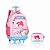 KIT MOCHILA CARRINHO + ESTOJO BOX AMIGOS HELLO KITTY ROSA - Imagem 1