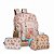 KIT MOCHILA COSTAS + ESTOJO BOX + LANCHEIRA COLLEGE BROWNIE - Imagem 1