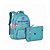 Mochila Costas Rebecca BONBON + Estojo Fichário Azul Flower - Imagem 1