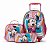 KIT ESCOLAR MINNIE MOUSE MOCHILA CARRINHO+ ESTOJO+ LANCHEIRA - Imagem 1